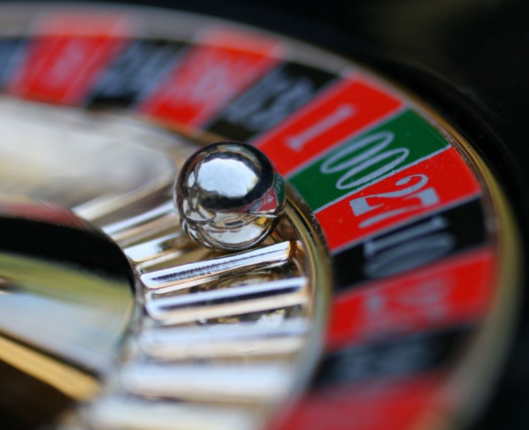 roulette ball on track